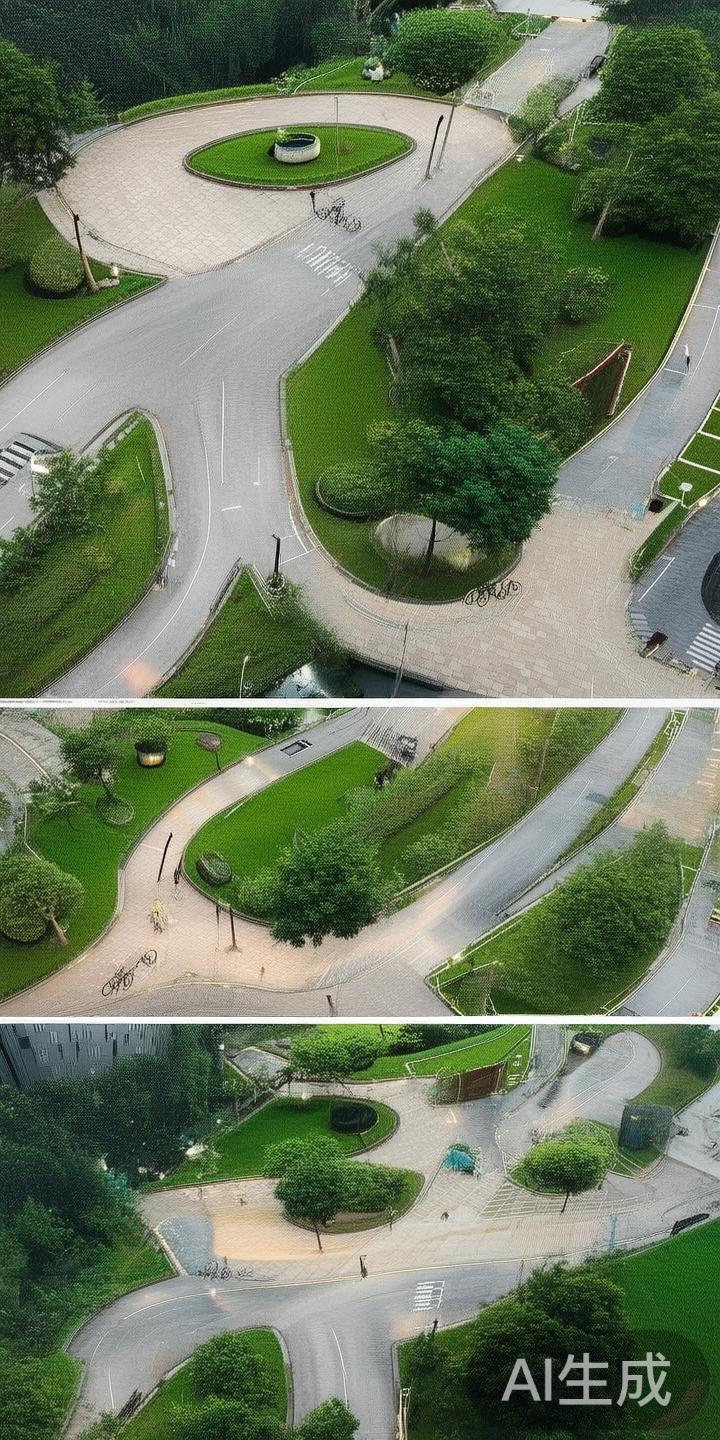 自行车道和步行路网
为了倡导绿色出行，南宫还设有